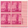 1953 New York City #1027a Plate Block 4 x 3cent US Postage Stamps view 1