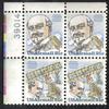 1979 OCTAVE CHANUTE Airmail #C93-94 Plate Block of 4 x 21 cents US Postage Stamps view 1