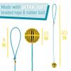 Just Jump It Original Retro Ankle Skipper Skip Ball Jumping and Skipping Toy for Exercise and Agility for Ages 4 and Up - Yellow view 3