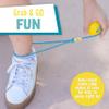 Just Jump It Original Retro Ankle Skipper Skip Ball Jumping and Skipping Toy for Exercise and Agility for Ages 4 and Up - Yellow view 4