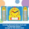 Learning Resources Write & Wipe Clocks Classroom Set - 25 Pieces, Ages 6+ Laminated Dry-Erase, Teaching Aids, Teacher Supplies, Learning Time view 4