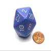 34mm d20 Silver Tetra Dice by Chessex Dice view 1