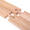 Bigjigs Rail Long Straights (Pack of 4) - Other Major Wooden Rail Brands are Compatible view 4