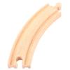 Bigjigs Rail Long Curves (Pack of 4) - Other Major Wooden Rail Brands are Compatible view 2