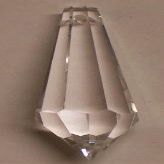 38mm Asfour U-Drop Icicle Crystal Prisms #401-38