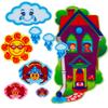Little Folk Visuals Eency Weency Spider Precut Felt Pieces, 9 Pieces Set view 1