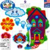 Little Folk Visuals Eency Weency Spider Precut Felt Pieces, 9 Pieces Set view 2