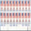 1975 Flag Over Independence Hall #1622 Plate Block of 20 x 13 Cents US Postage Stamps view 1