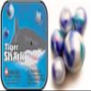 Mega Marbles - TIGER SHARK MARBLES NET (1 Shooter Marble & 24 Player Marbles) view 1