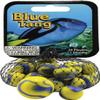Glass Mega Marbles Tang Game Net Set (25 Piece), Blue view 1