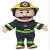 14" Fireman, Peach Male, Hand Puppet view 1