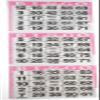 3 on Pink Bingo Paper Cards - 1000 sheets - 3000 cards view 1