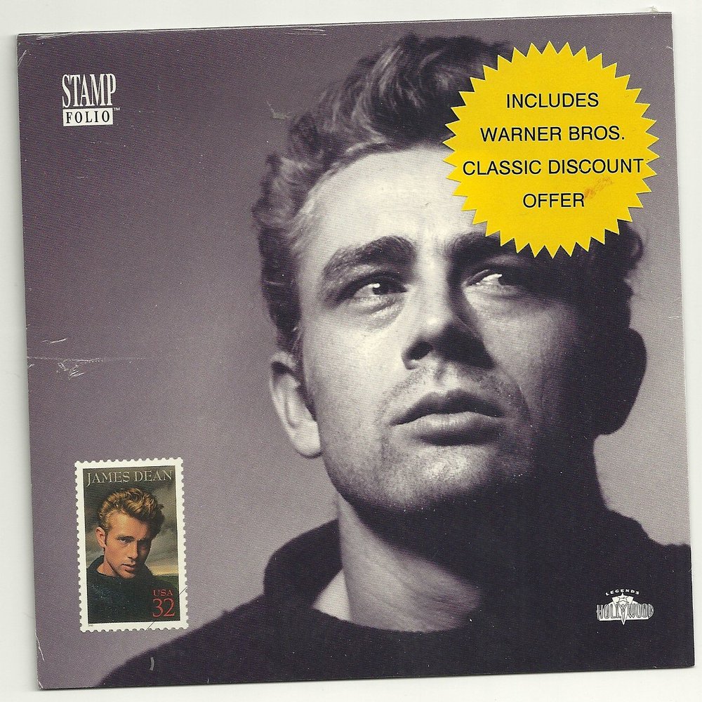 1996 JAMES DEAN #3082a Plate Block of 4 x 32 cents US Postage Stamps