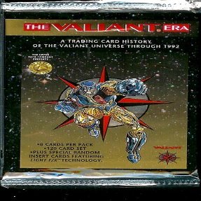 The Valiant Era Trading Card Pack - 8 cards per pack plus special random insert cards featuring Light F/X Technology!