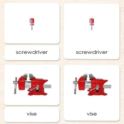 The Child's Tools 3-Part Reading Cards
