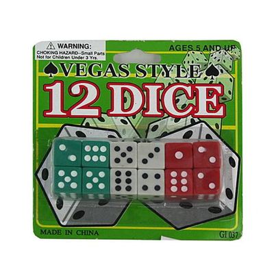 12 Pack Dice Case Pack 48