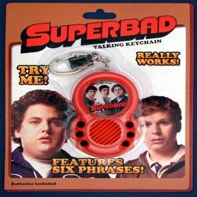 Basic Fun Superbad Talking Keychain