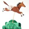 Automata Wood Winding Toy DIY Kit - Galloping Horse view 1