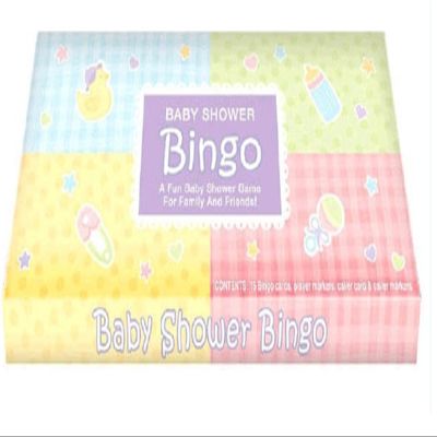Amscan Delightful Bingo Game Baby Shower Party Novelty Favors, 1.2 x 13.1, Multi