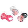 Amscan Hight Quality Mega-Carat Ring Party Supply, Multicolor, 1 3 16" x 1 1/2" view 1