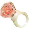 Amscan Hight Quality Mega-Carat Ring Party Supply, Multicolor, 1 3 16" x 1 1/2" view 3