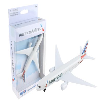 Daron Toy Airplane American Airlines Die-Cast Metal Model Airplane Toy with Plastic Parts for Kids Ages 3+