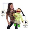 25" Jasmine, Hispanic Girl, Full Body, Ventriloquist Style Puppet view 2