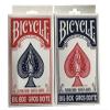 2 Deck 8082 Big Bicycle Red Blue Large Jumbo Size 4.5" X 7" Playing Cards view 1