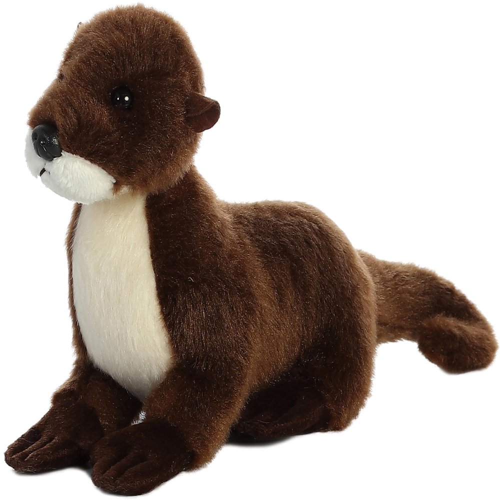 Aurora Adorable Mini Flopsie Sliddy Stuffed Animal - Mini Companions Ready for Playful Adventures - for Kids All Ages, Toddlers, Adults, and Families - Brown 10 Inches