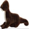 Aurora Adorable Mini Flopsie Sliddy Stuffed Animal - Mini Companions Ready for Playful Adventures - for Kids All Ages, Toddlers, Adults, and Families - Brown 10 Inches view 2