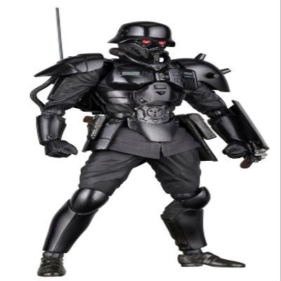 Kaiyodo The Red Spectacles Revoltech #061 Super Poseable Action Figure Kerberos Panzer Cop with Protect Gear