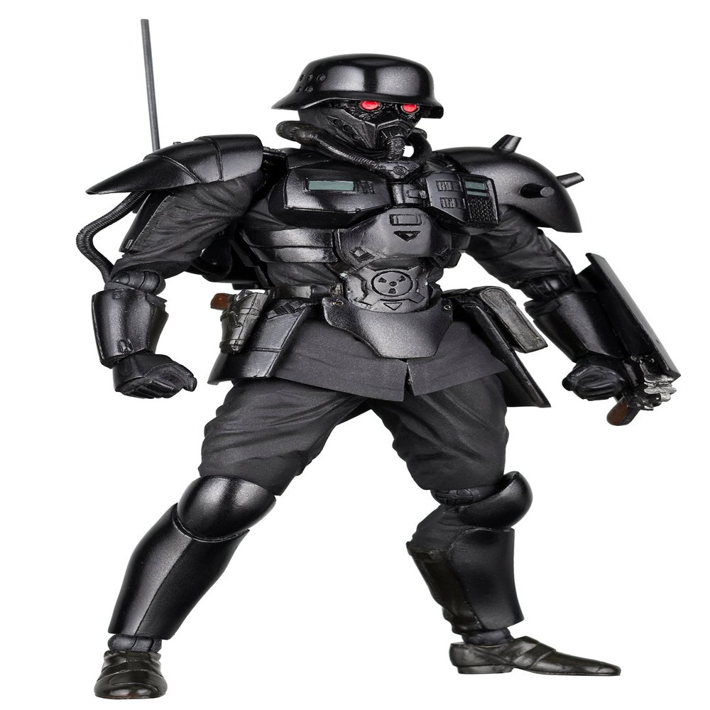 Kaiyodo The Red Spectacles Revoltech #061 Super Poseable Action Figure Kerberos Panzer Cop with Protect Gear