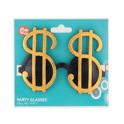 Brille Dollars Fasching