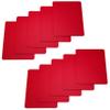 Brybelly Set of 10 Red Plastic Poker Size Cut Cards view 1