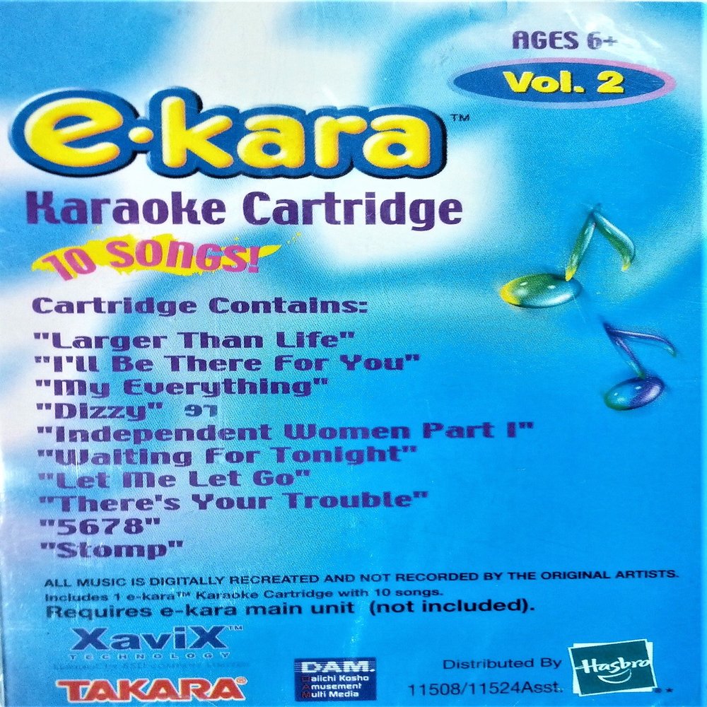 Xavix E Kara Karaoke Cartridge Volume 2