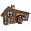 The Queen's Treasures Officially Licensed Little House On The Prairie Advent Calendar Including 18 In Doll Christmas Accessories. Shaped Like The Ingalls Home, Plus 24 Ornaments & Hanging Brackets view 2