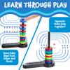 Popular Playthings Magnetic Match Rings, Stacking and Matching Magnets Game for Kids, Stem Magnet Movers Learning Toy with 40 Challenges view 3