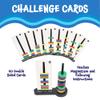 Popular Playthings Magnetic Match Rings, Stacking and Matching Magnets Game for Kids, Stem Magnet Movers Learning Toy with 40 Challenges view 4