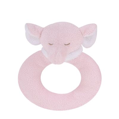 Angel Dear - Pink Elephant, Ring Rattle
