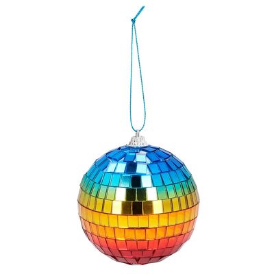 Boland 702 6 Rainbow Disco Balls, Durchmesser 8 cm