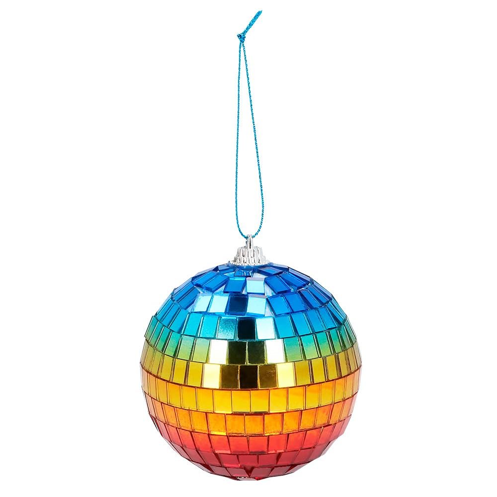Boland 702 6 Rainbow Disco Balls, Durchmesser 8 cm