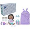 Baby Alive Bunny Sleepover Baby Doll, Bedtime-Themed 12-Inch Dolls, Sleeping Bag & Bunny-Themed Doll Accessories, Toys for 3 Year Old Girls and Boys and Up, Black Hair (Amazon Exclusive) view 2