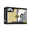 Copag 1546 Design 100% Plastic Playing Cards, Poker Size (Standard) Black/Gold (Regular Index, 1 Set) view 2