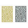 Copag 1546 Design 100% Plastic Playing Cards, Poker Size (Standard) Black/Gold (Regular Index, 1 Set) view 3