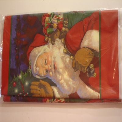 Jolly St. Nick Plastic Tablecover