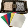 2 Free Cut Cards + KEM Arrow Black Gold Playing Cards Poker Size Regular Index view 1
