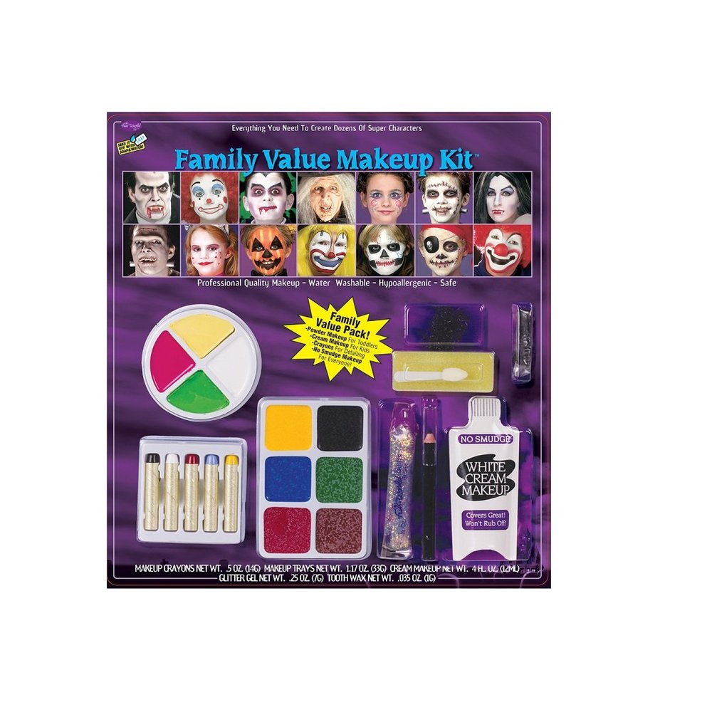 Fun World Festive Value Makeup Kit Accessory, Multi, Standard
