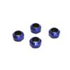 Kyosho ZX-5/RB5 Shock Cap Set, Blue view 1