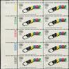 1972 WINTER OLYMPICS ~ BOBSLEDDING ~ SAPPORO JAPAN #1461 Plate Block of 10 x 8 US Postage Stamps view 1