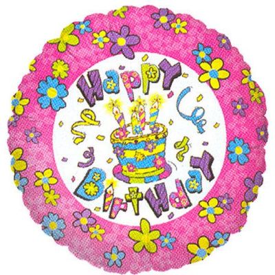 18" Birthday Cake Flowers (1 c